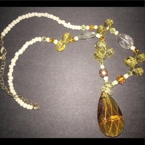 Beaded Dangle Necklace